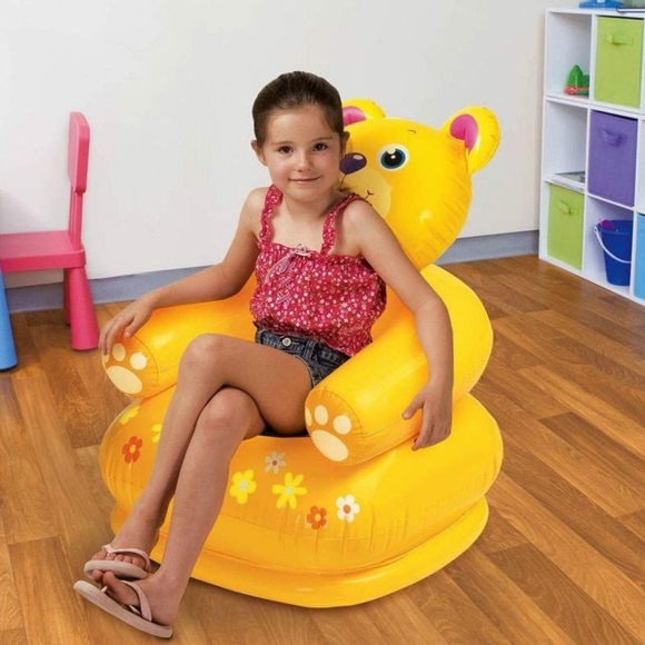 NWT Intex Inflatable Happy Animal Children's Chair - Picture 2 of 3